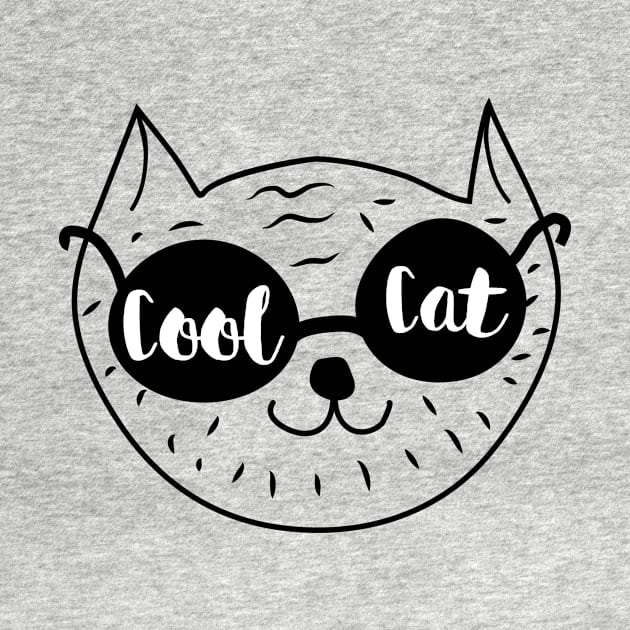 Cool Cat Tshirt by Wintrly